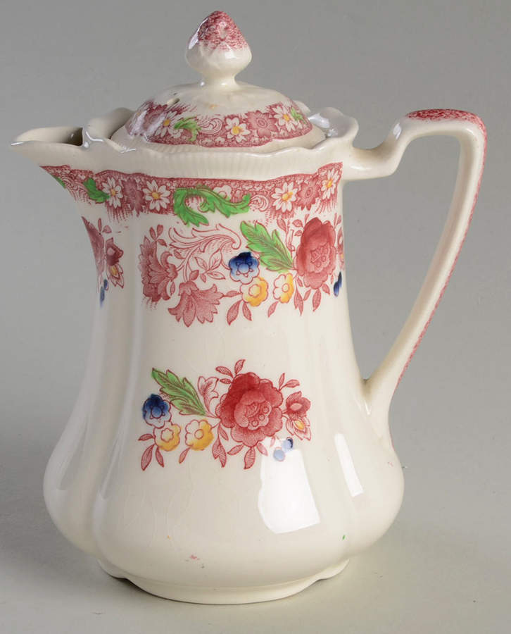 Dorchester Large Syrup with Lid by Johnson Brothers-1