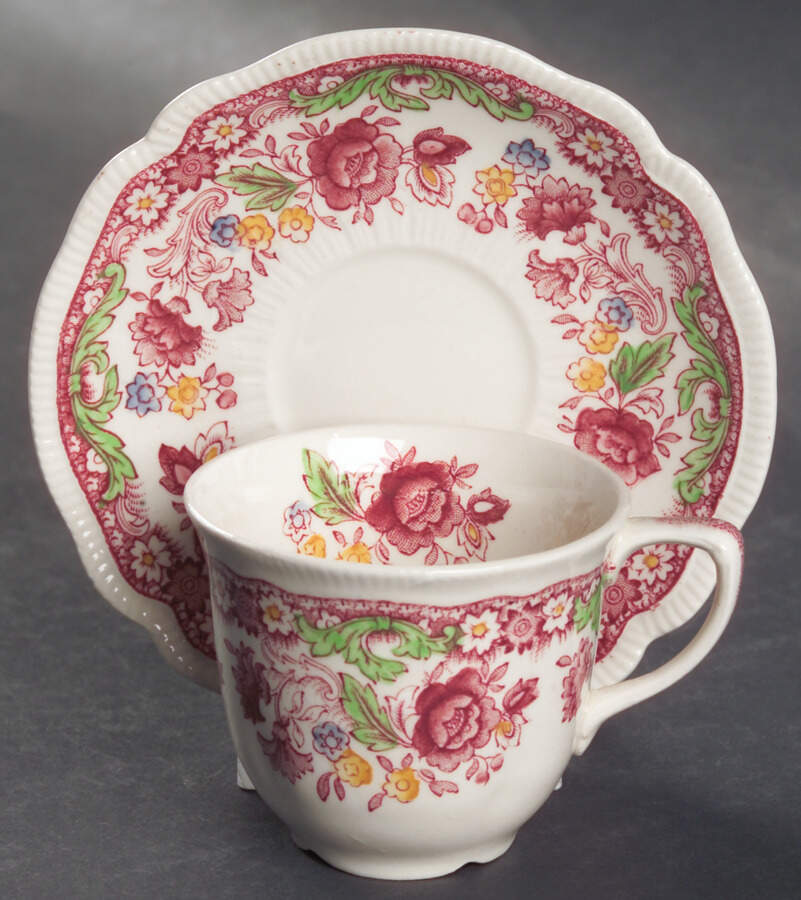 Dorchester Flat Demitasse Cup & Saucer Set by Johnson Brothers-1