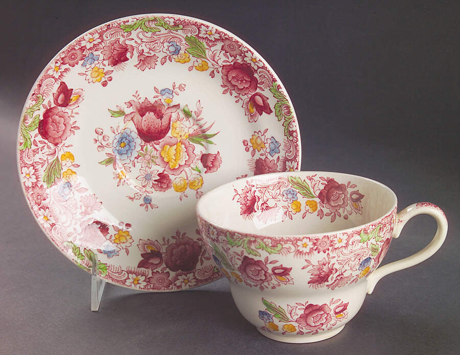 Dorchester Oversized Cup & Saucer Set by Johnson Brothers-1