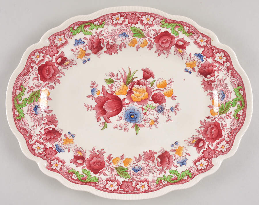 Dorchester 14" Oval Serving Platter by Johnson Brothers-1