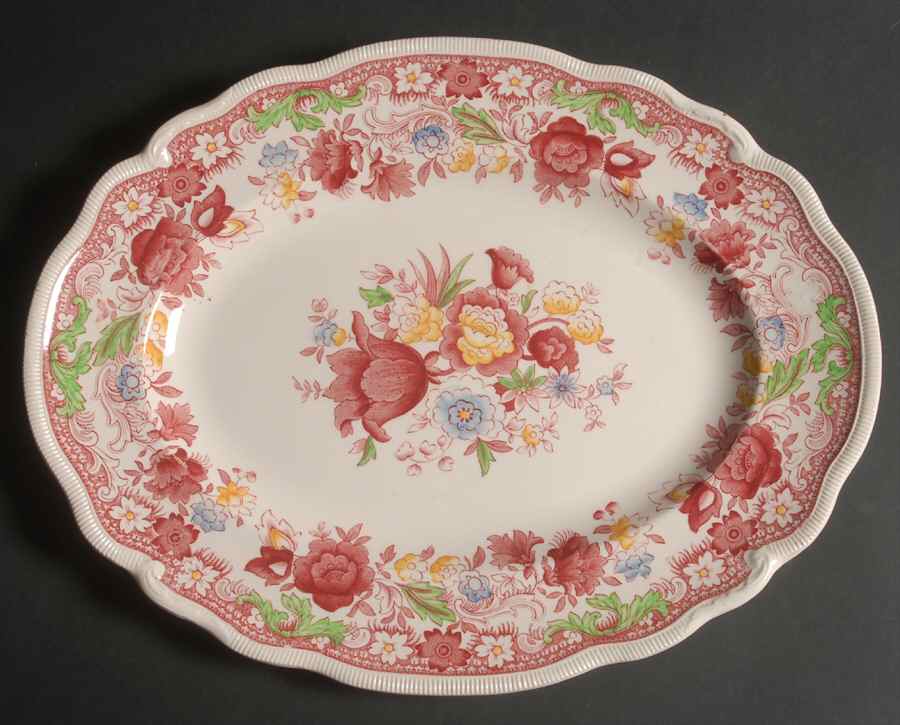 Dorchester 15" Oval Serving Platter by Johnson Brothers-1