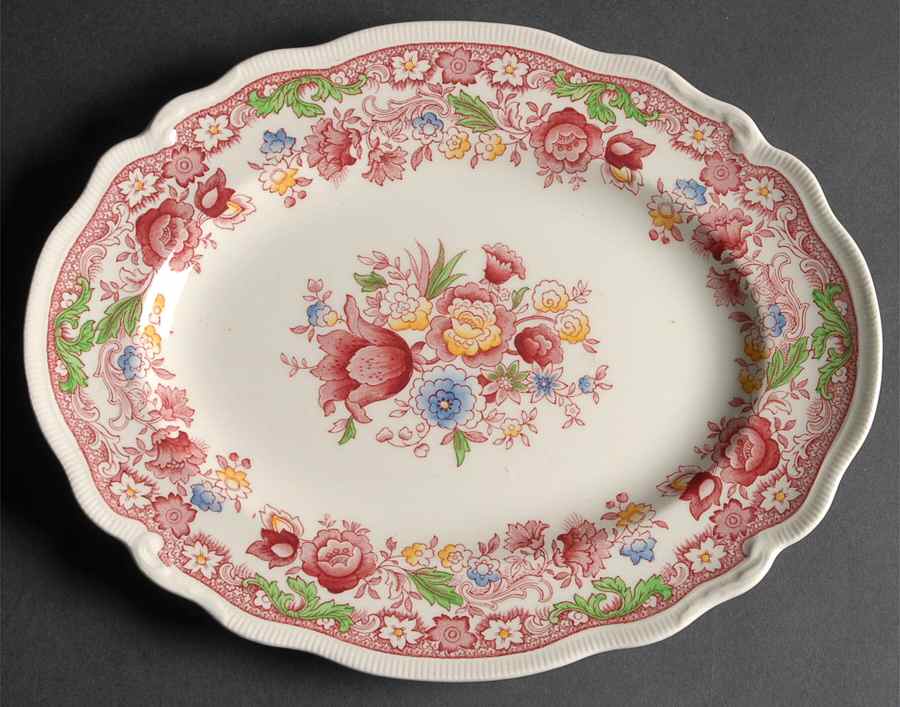 Dorchester 12" Oval Serving Platter by Johnson Brothers-1