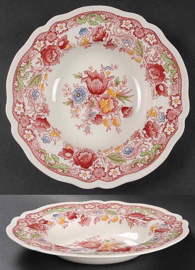 Dorchester Large Rim Soup Bowl by Johnson Brothers-1