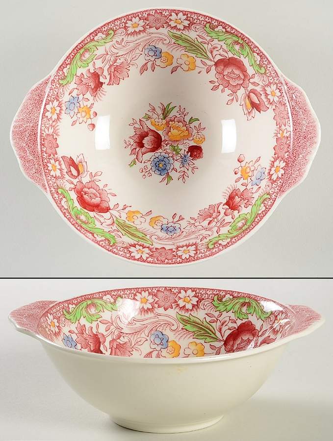 Dorchester Lugged Fruit/Dessert (Sauce) Bowl by Johnson Brothers-1