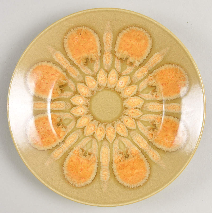 Dorado (Beige Orange) Dessert/Pie Plate by Johnson Brothers-1