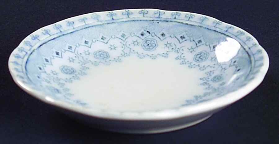 Dorothy (Blue Transfer, No Trim) Butter Pat by Johnson Brothers-1
