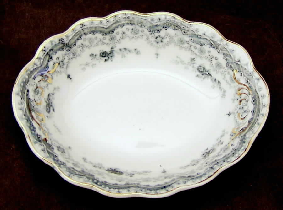 Dorothy (Blue Transfer, Gold Trim) Nut Dish by Johnson Brothers-1