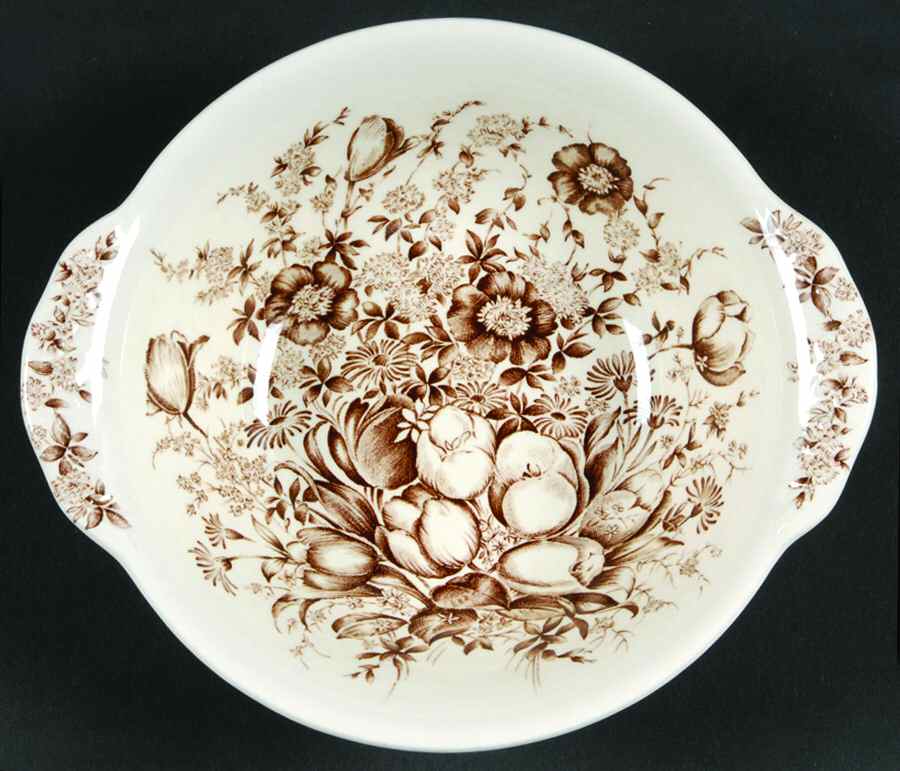 Dover Brown Lugged Cereal Bowl by Johnson Brothers-1