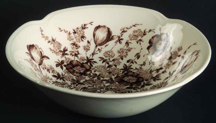 Dover Brown Coupe Cereal Bowl by Johnson Brothers-1