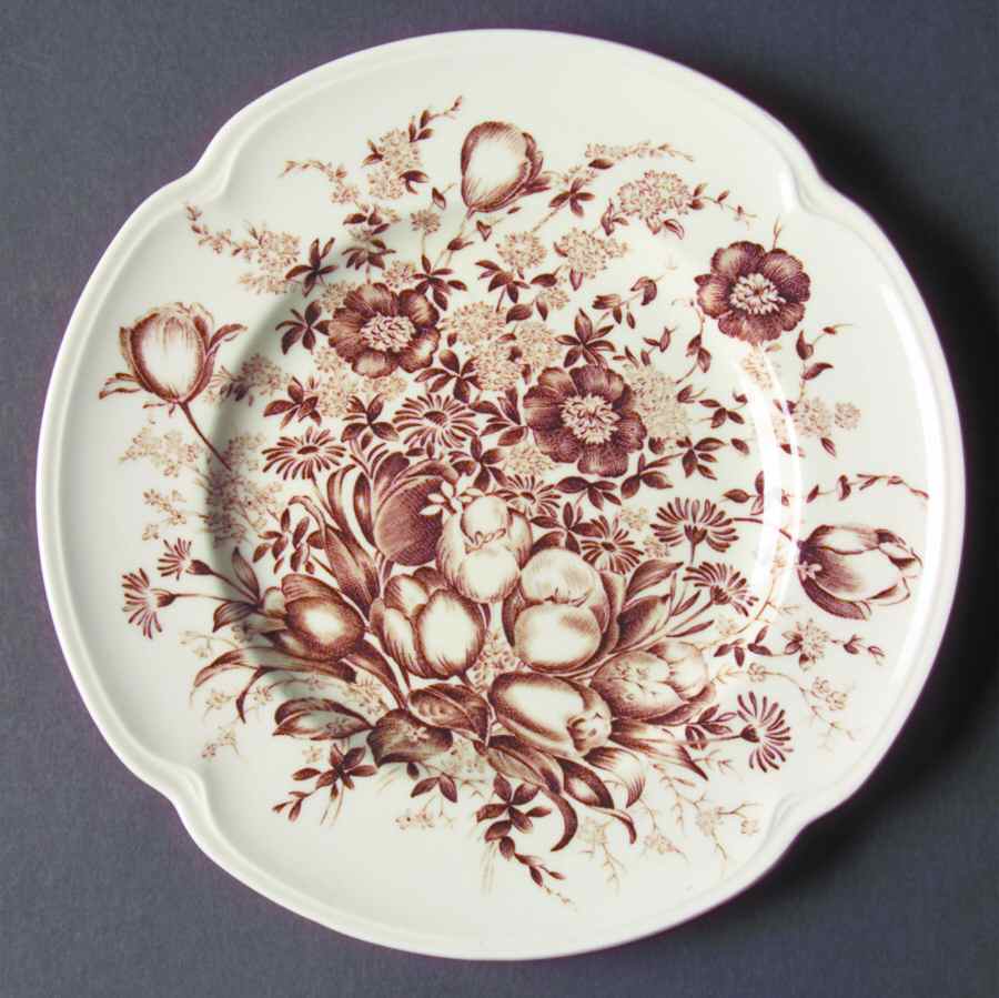 Dover Brown Bread & Butter Plate by Johnson Brothers-1