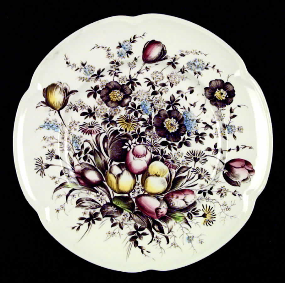 Dover Brown Multicolor Dinner Plate by Johnson Brothers-1