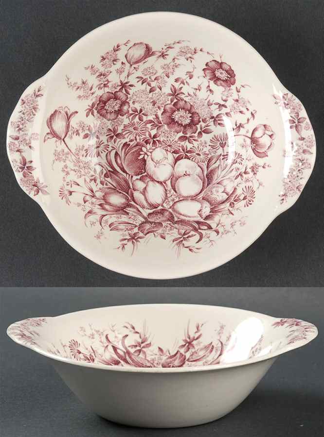 Dover Mulberry Lugged Cereal Bowl by Johnson Brothers-1
