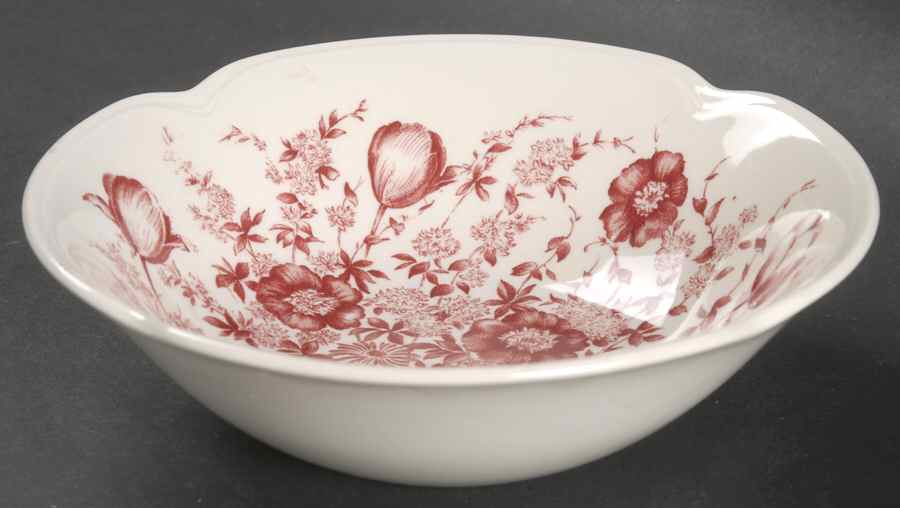 Dover Red Coupe Cereal Bowl by Johnson Brothers-1