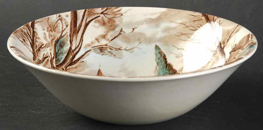 Dream Town Brown Multicolor Coupe Cereal Bowl by Johnson Brothers-1