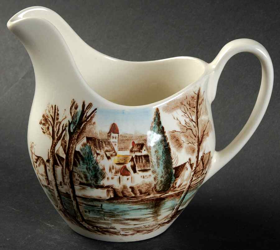 Dream Town Brown Multicolor Creamer by Johnson Brothers-1