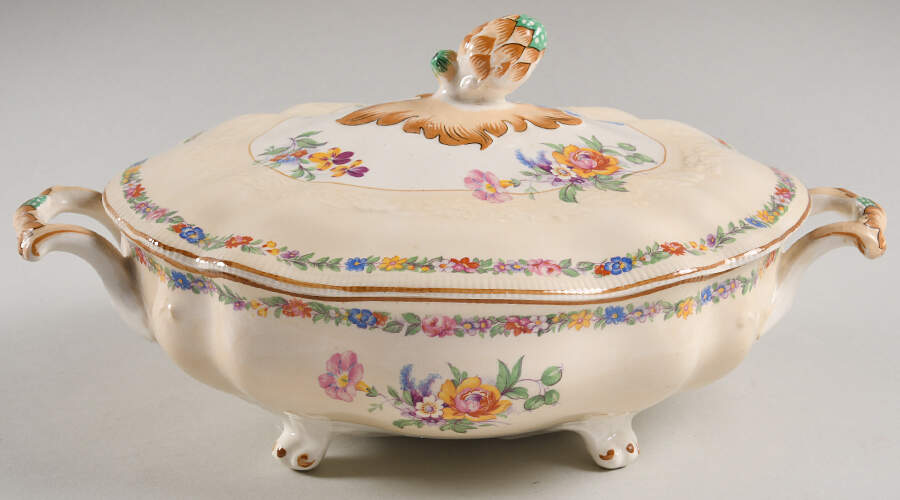 Dubarry Oval Covered Vegetable by Johnson Brothers-1