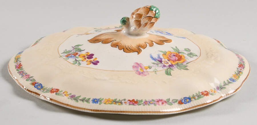 Dubarry Lid for Oval Vegetable by Johnson Brothers-1