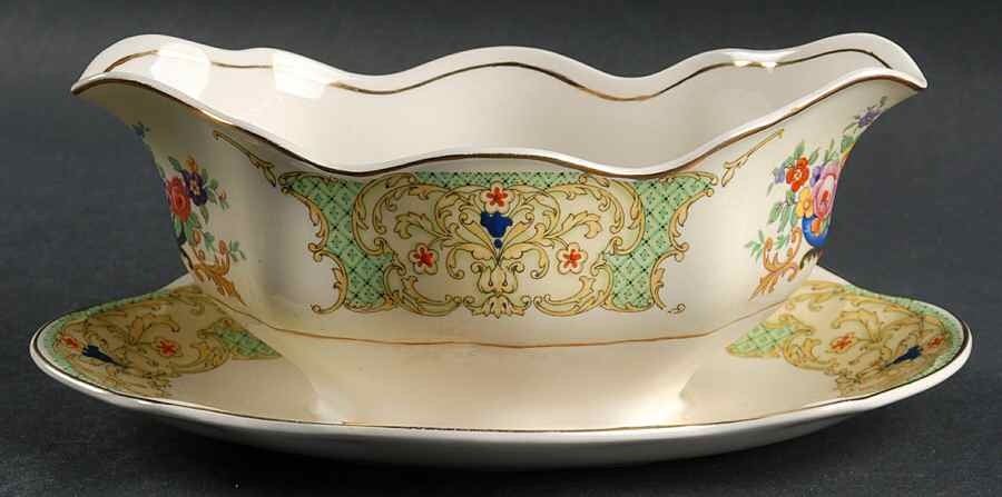 Duchess Gravy Boat with Attached Underplate by Johnson Brothers-1
