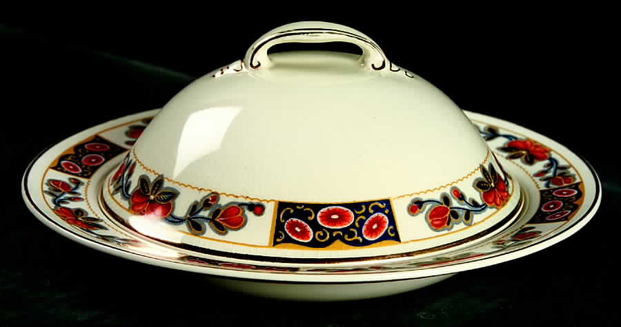 Dudley Round Covered Butter by Johnson Brothers-1