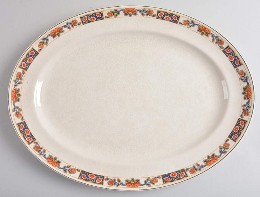 Dudley 16" Oval Serving Platter by Johnson Brothers-1