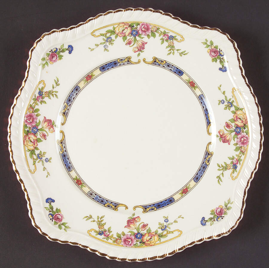 Eastbourne (Old English) Square Salad Plate by Johnson Brothers-1