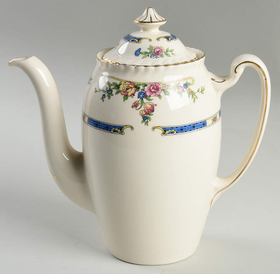 Eastbourne (Old English) Coffee Pot & Lid by Johnson Brothers-1