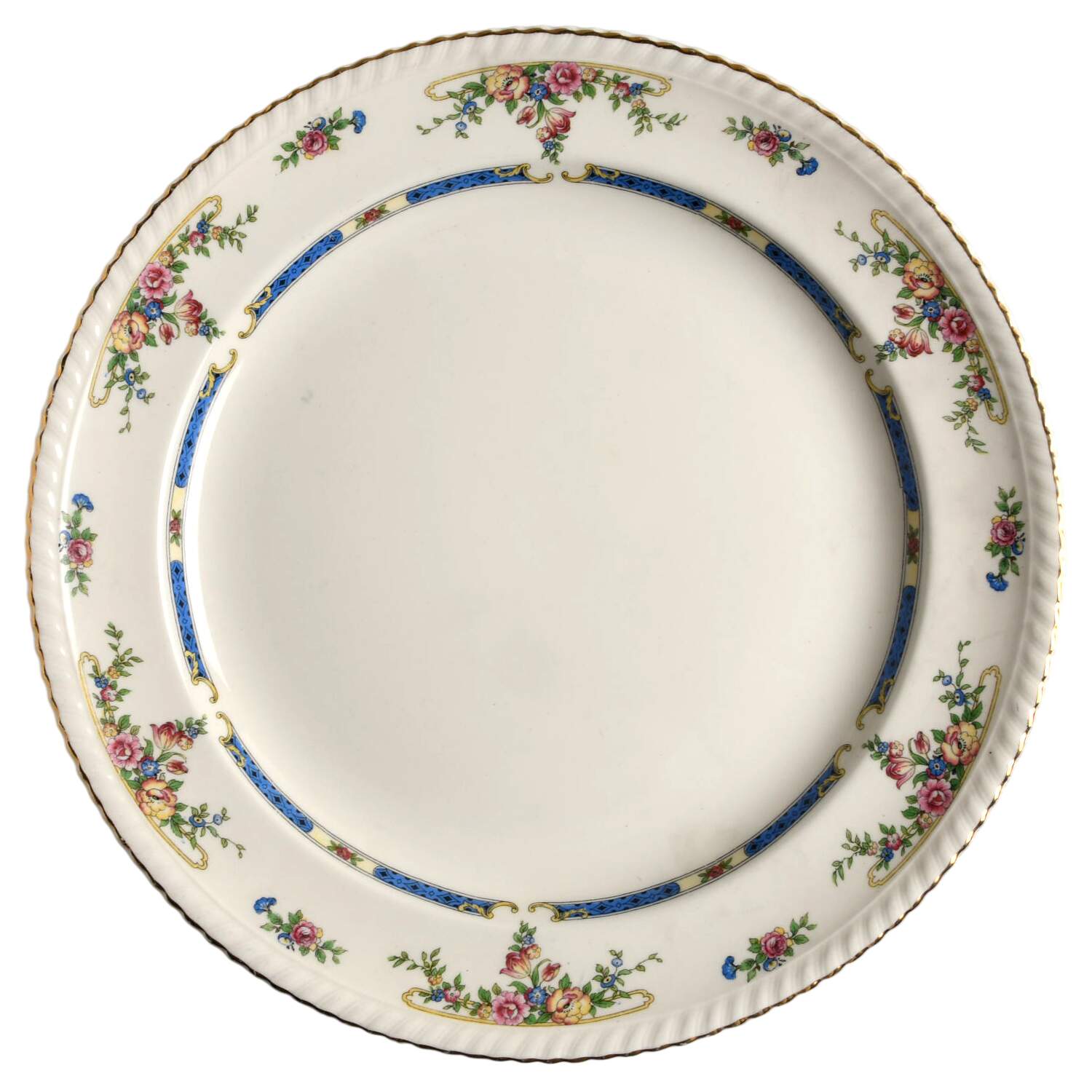 Eastbourne (Old English) 12" Chop Plate (Round Platter) by Johnson Brothers-1
