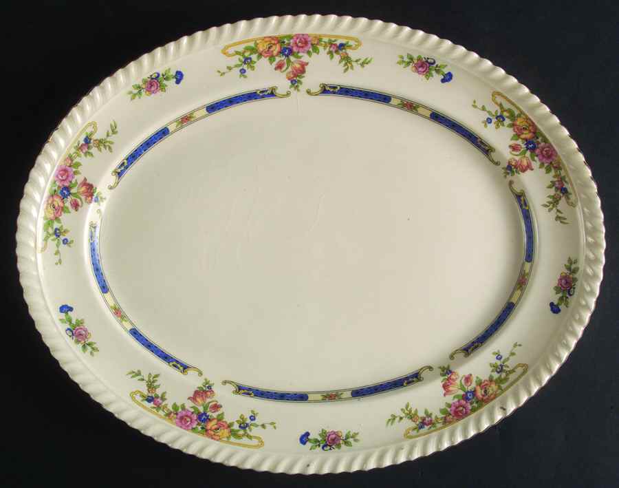 Eastbourne (Old English) 12" Oval Serving Platter by Johnson Brothers-1