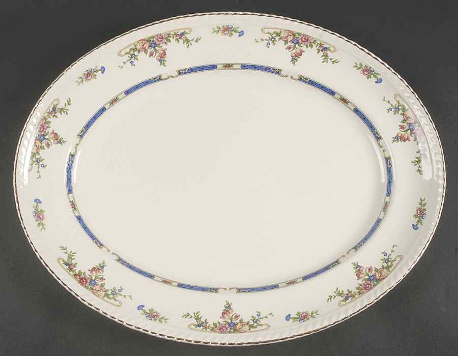 Eastbourne (Old English) 16" Oval Serving Platter by Johnson Brothers-1