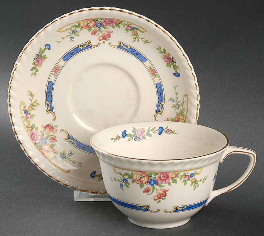 Eastbourne (Old English) Oversized Cup & Saucer Set by Johnson Brothers-1