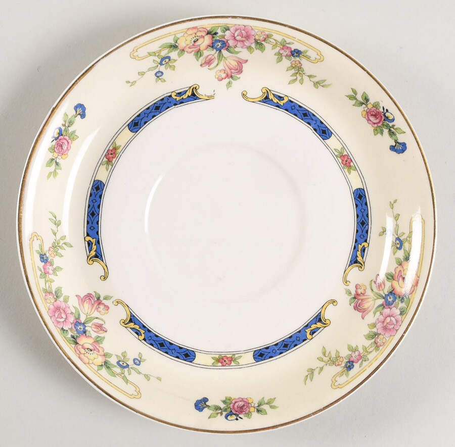 Eastbourne (Pareek) Saucer for Cream Soup Bowl by Johnson Brothers-1