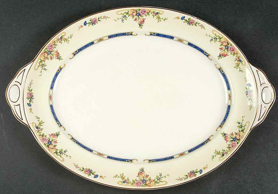 Eastbourne (Pareek) 16" Oval Serving Platter by Johnson Brothers-1