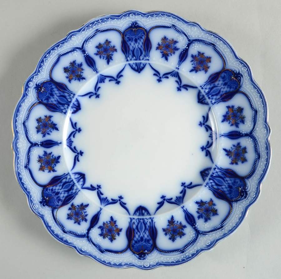 Eclipse (Flow Blue) Dinner Plate by Johnson Brothers-1