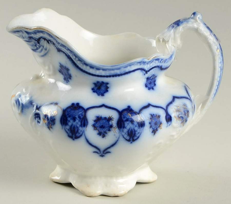 Eclipse (Flow Blue) Creamer by Johnson Brothers-1
