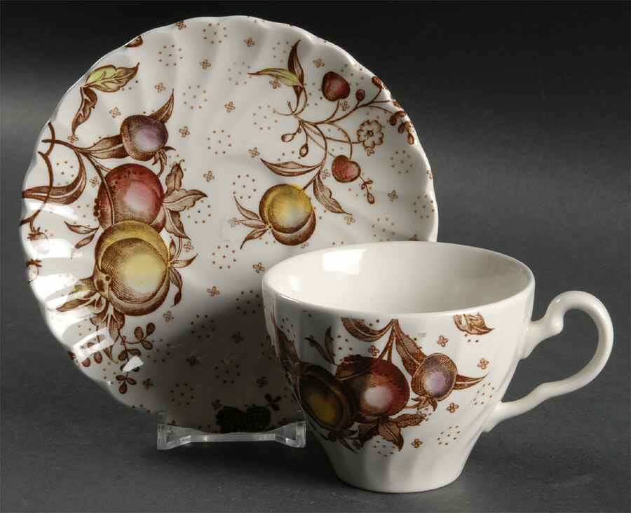 Eddington Flat Cup & Saucer Set by Johnson Brothers-1
