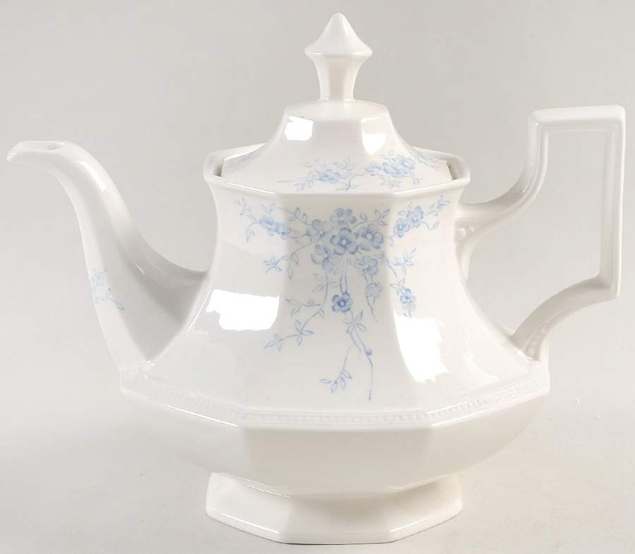 Elegance Blue Teapot & Lid by Johnson Brothers-1