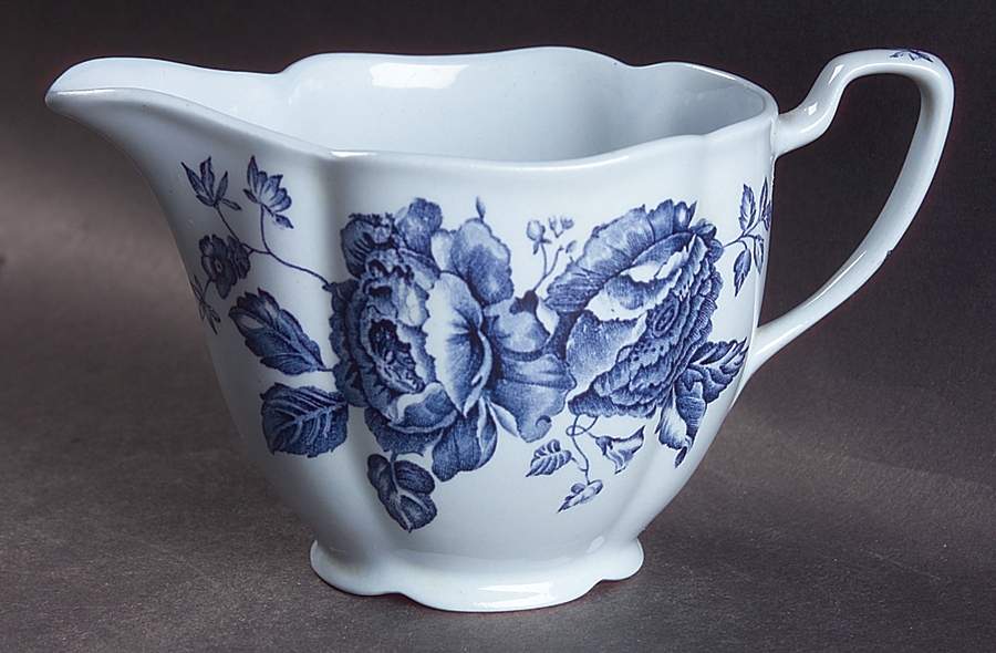 Elizabeth Blue (Blue Background) Creamer by Johnson Brothers-1