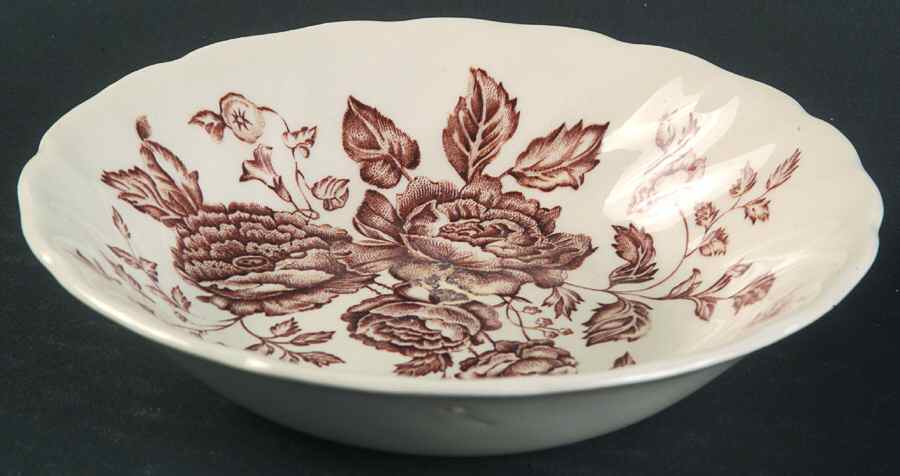 Elizabeth Brown Fruit/Dessert (Sauce) Bowl by Johnson Brothers-1
