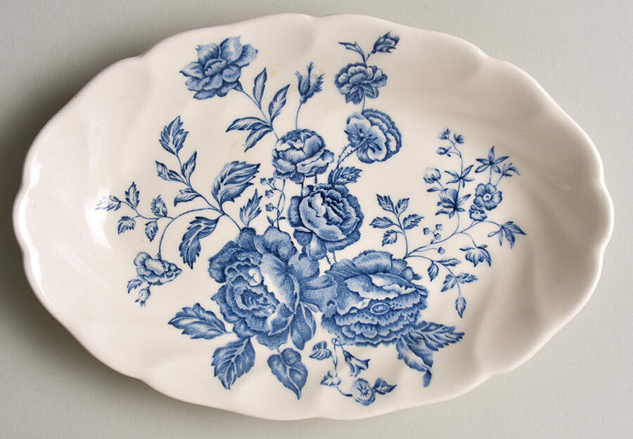 Elizabeth Blue (White Background) Relish by Johnson Brothers-1