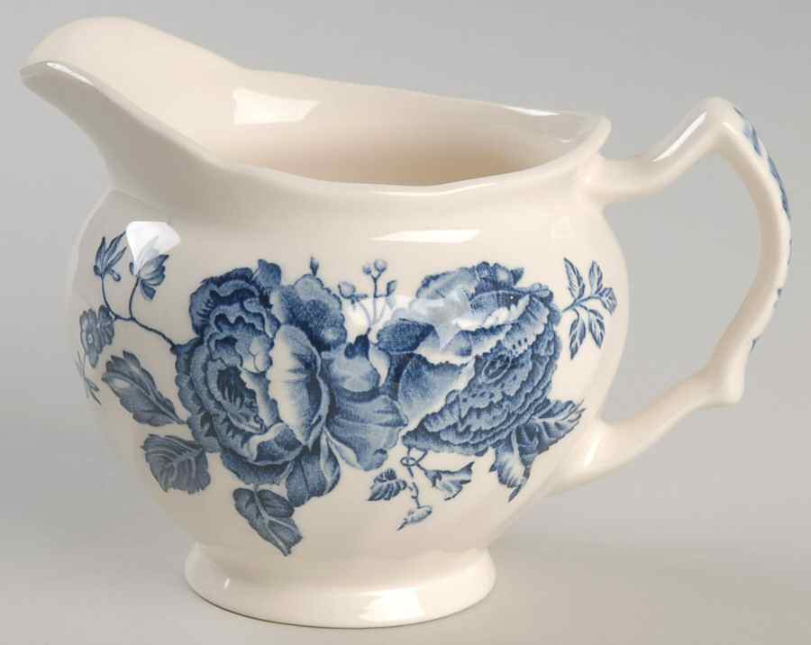 Elizabeth Blue (White Background) Creamer by Johnson Brothers-1