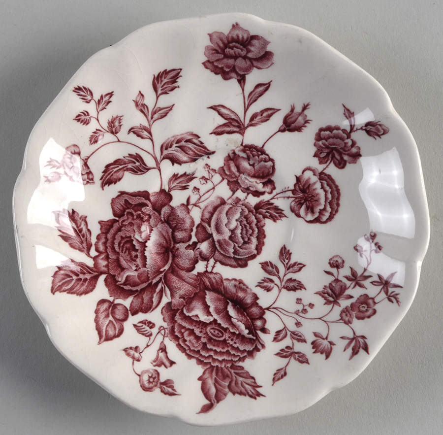 Elizabeth Mulberry Saucer by Johnson Brothers-1