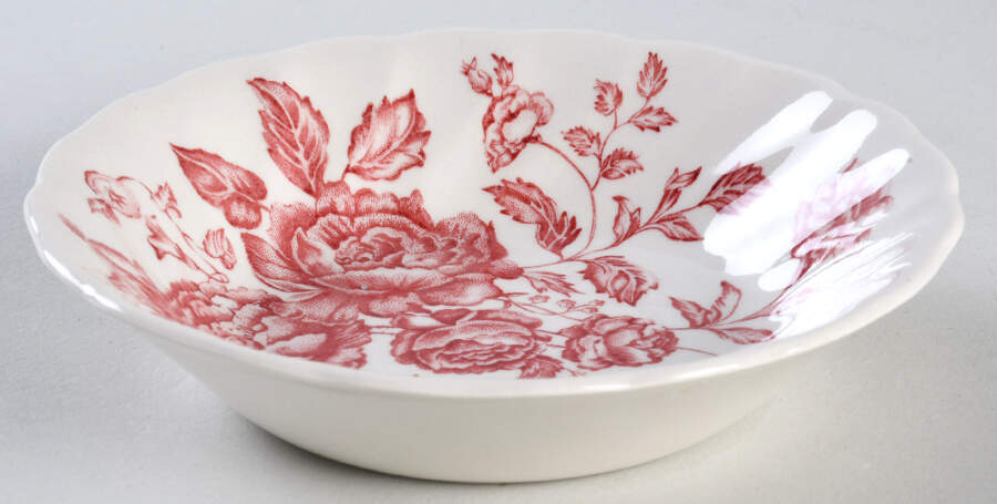 Elizabeth Pink Fruit/Dessert (Sauce) Bowl by Johnson Brothers-1