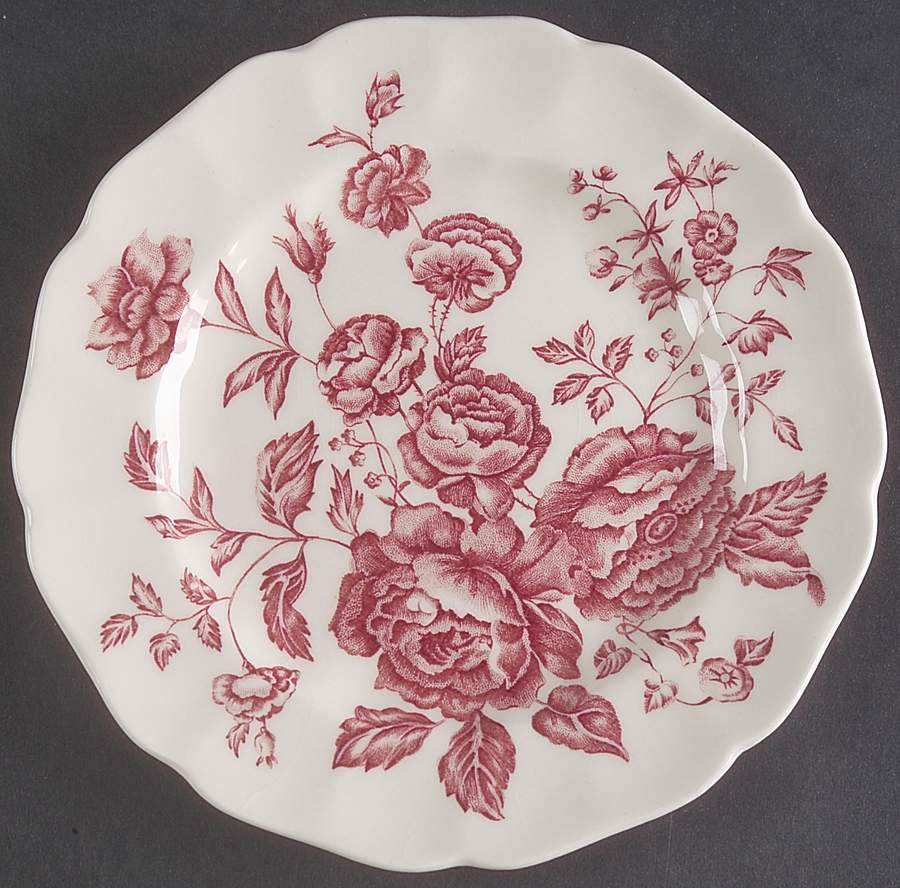 Elizabeth Pink Bread & Butter Plate by Johnson Brothers-1