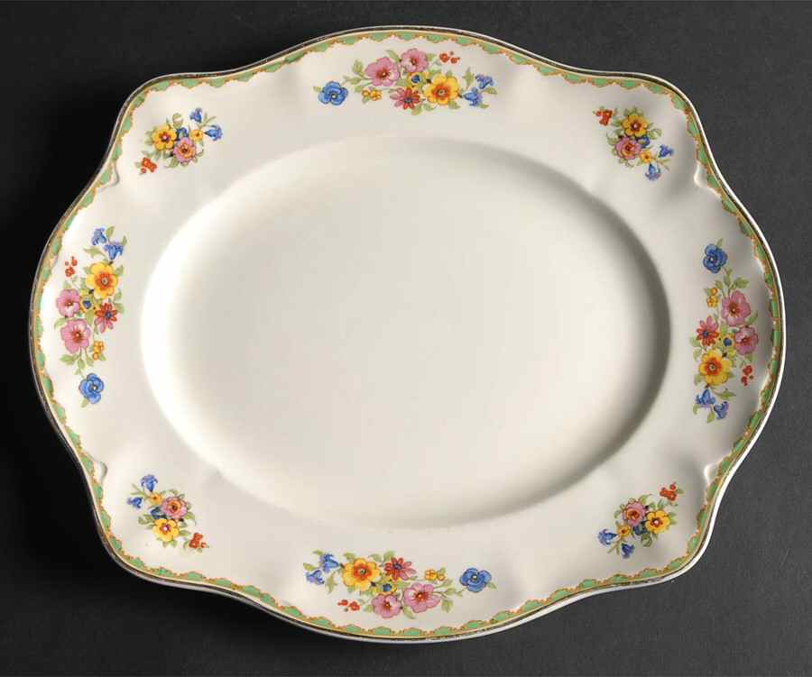 Ellastone 12" Oval Serving Platter by Johnson Brothers-1