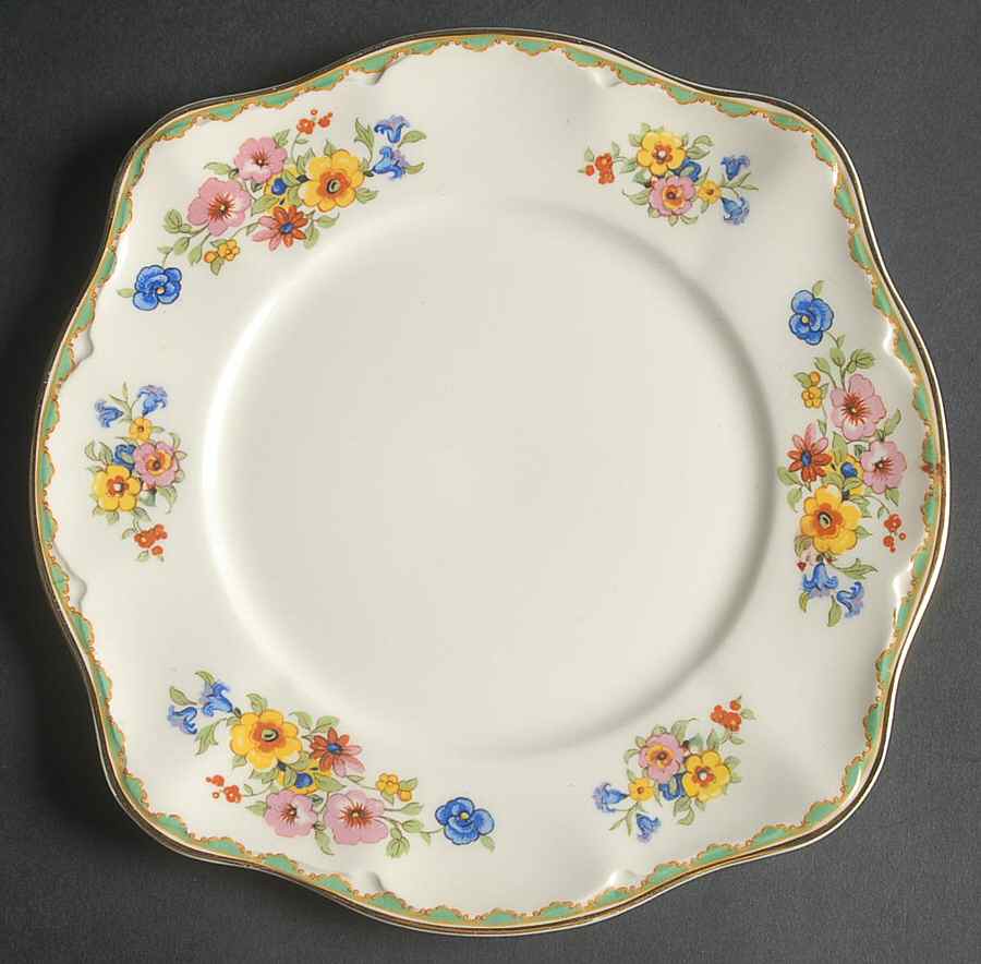 Ellastone Square Salad Plate by Johnson Brothers-1