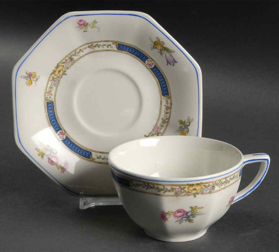 The Ellerton Flat Cup & Saucer Set by Johnson Brothers-1