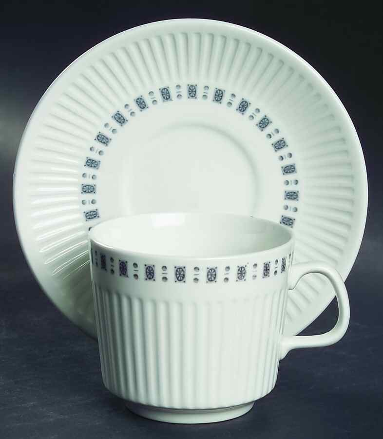 Embassy Flat Cup & Saucer Set by Johnson Brothers-1