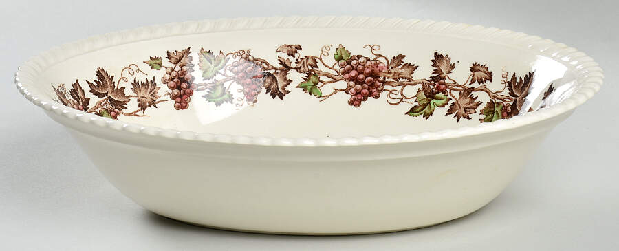 Empire Grape 9" Oval Vegetable Bowl by Johnson Brothers-1