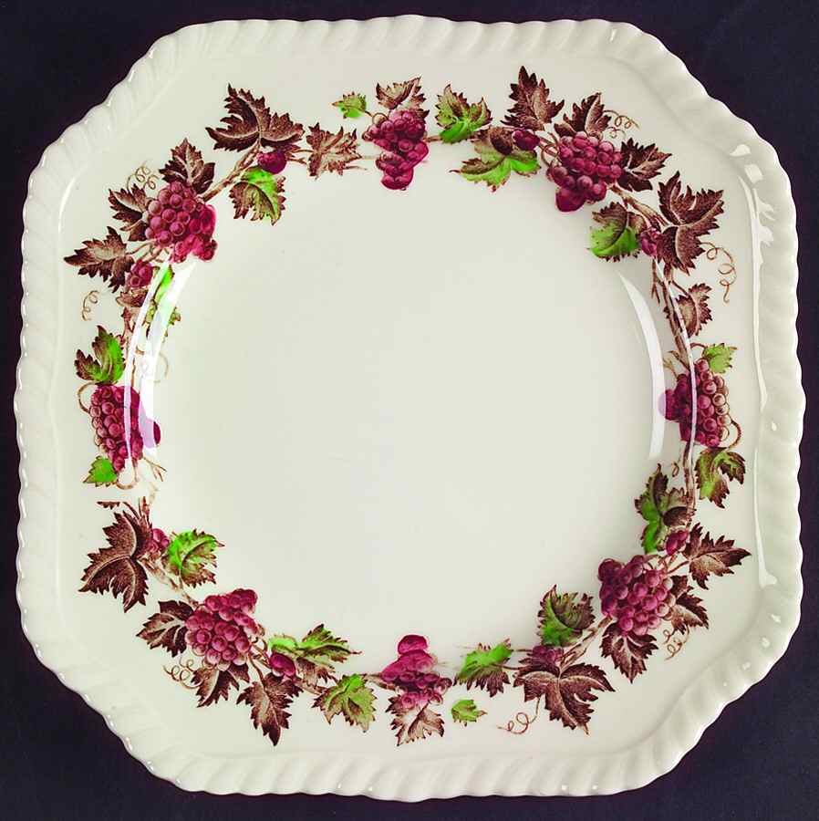 Empire Grape Square Salad Plate by Johnson Brothers-1