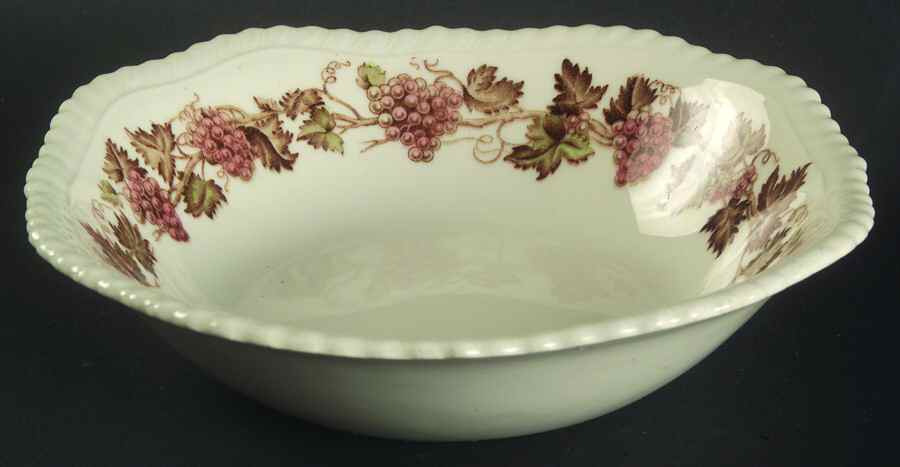 Empire Grape Square Soup Bowl by Johnson Brothers-1